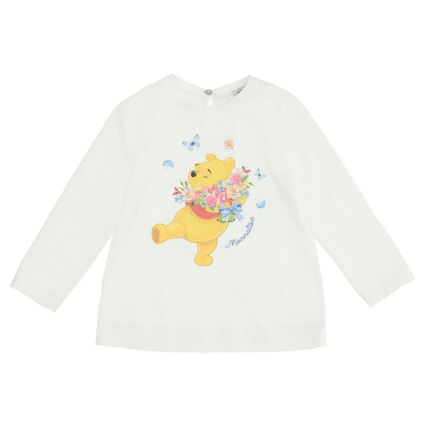 Winnie The Pooh White Long Sleeve T-Shirt