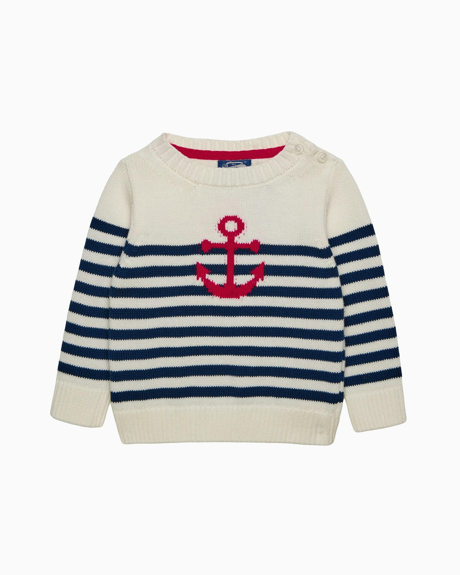 Baby Anchor Stripe Sweater