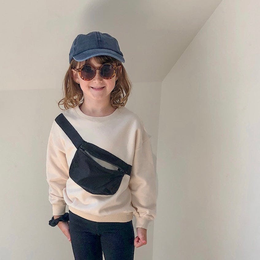 Belt Bag Crewneck Sweatshirt