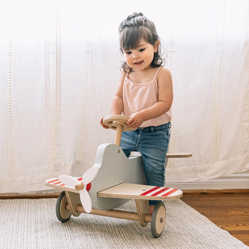 Wood Airplane Rocker & Ride-On