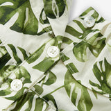 Island Leaf Ruffle Dress & Bloomers