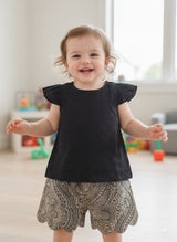 Reva Shorts and Top Set Black