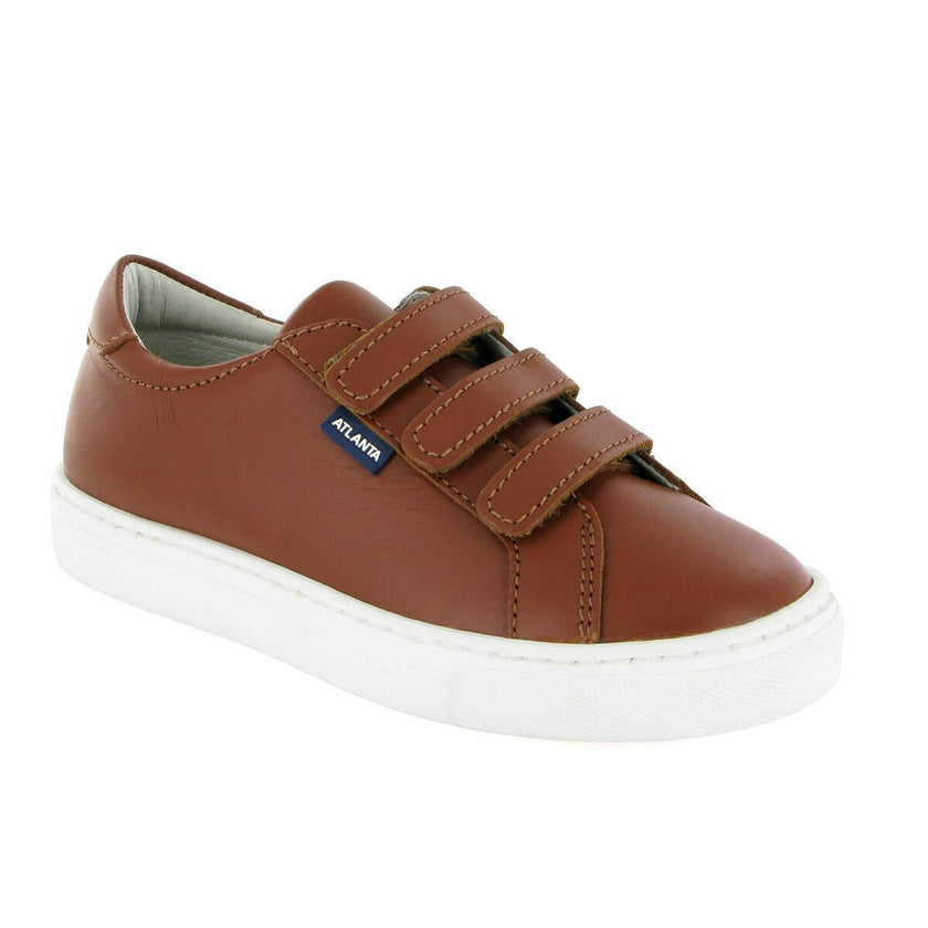 3 Straps Sneakers - cuoio smooth