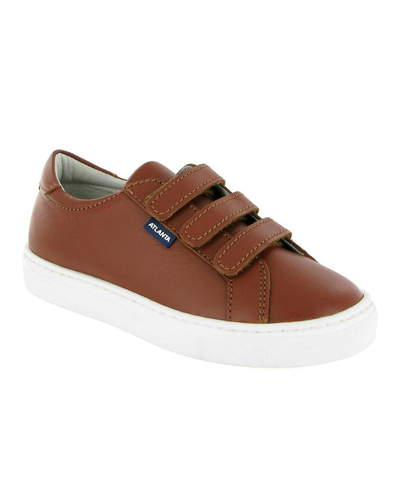 3 Straps Sneakers - cuoio smooth