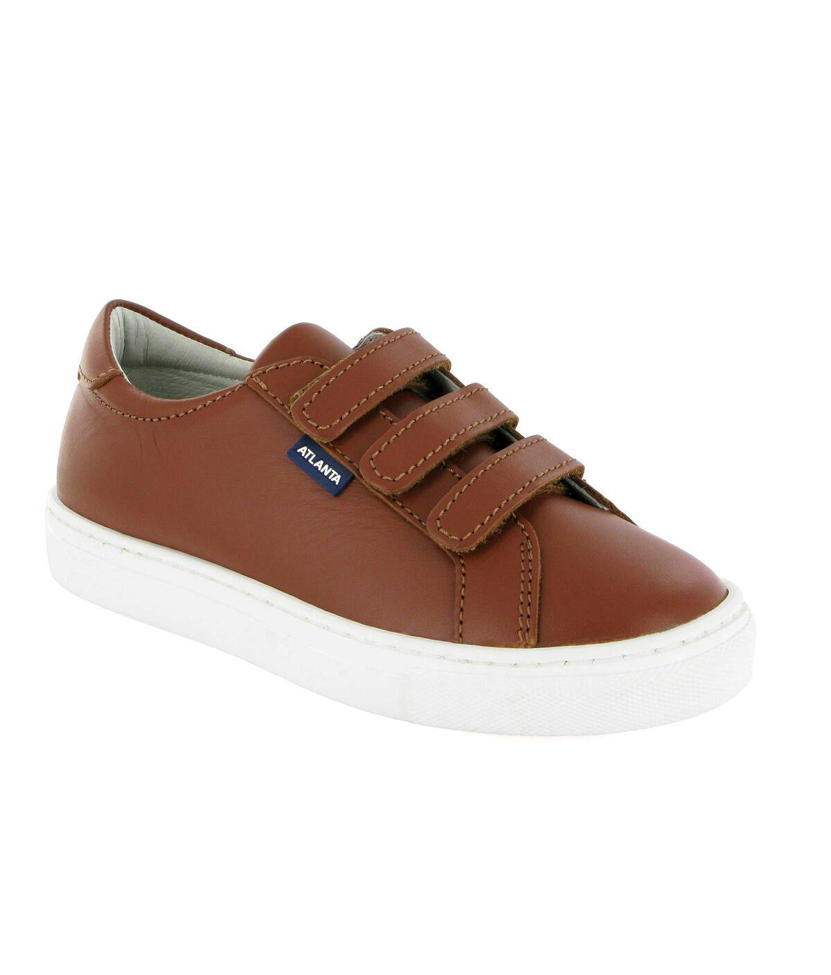 3 Straps Sneakers - cuoio smooth