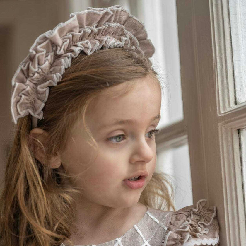 Ashlyn Vintage Ruffle Headband