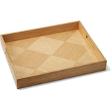 Marcello Wood Tray, Beige