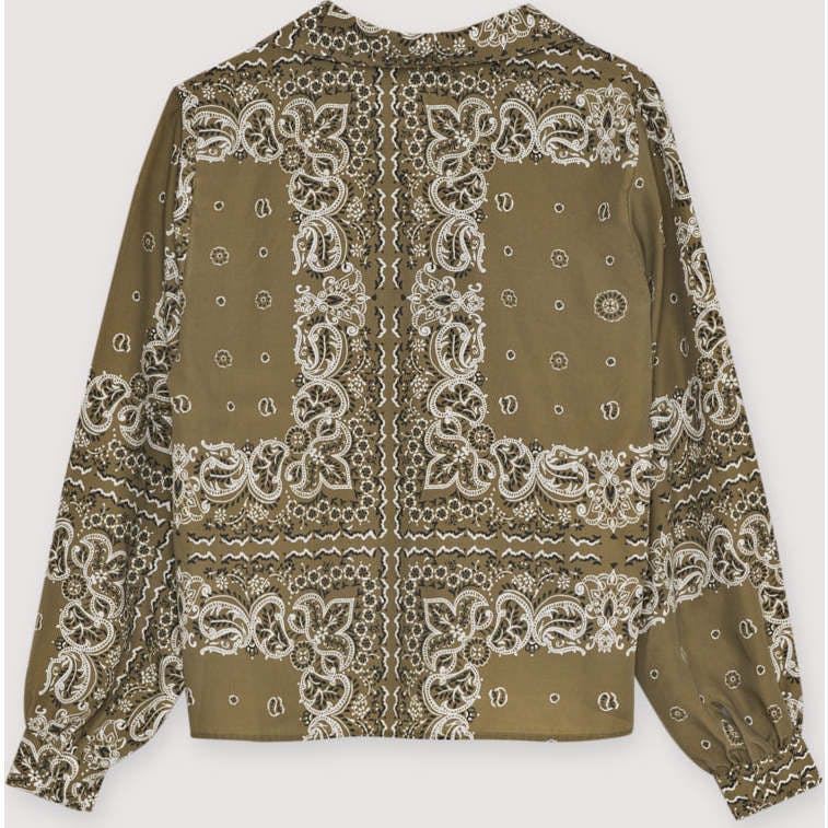 Waterlily Woman Shirt Bandana Print