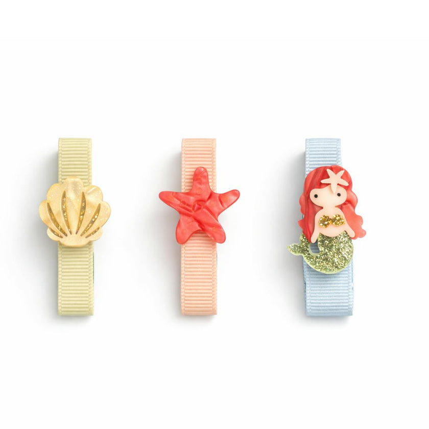 Little Shell and Mermaid Hair clips -SUM