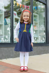 Pique Knit Jumper with Bows