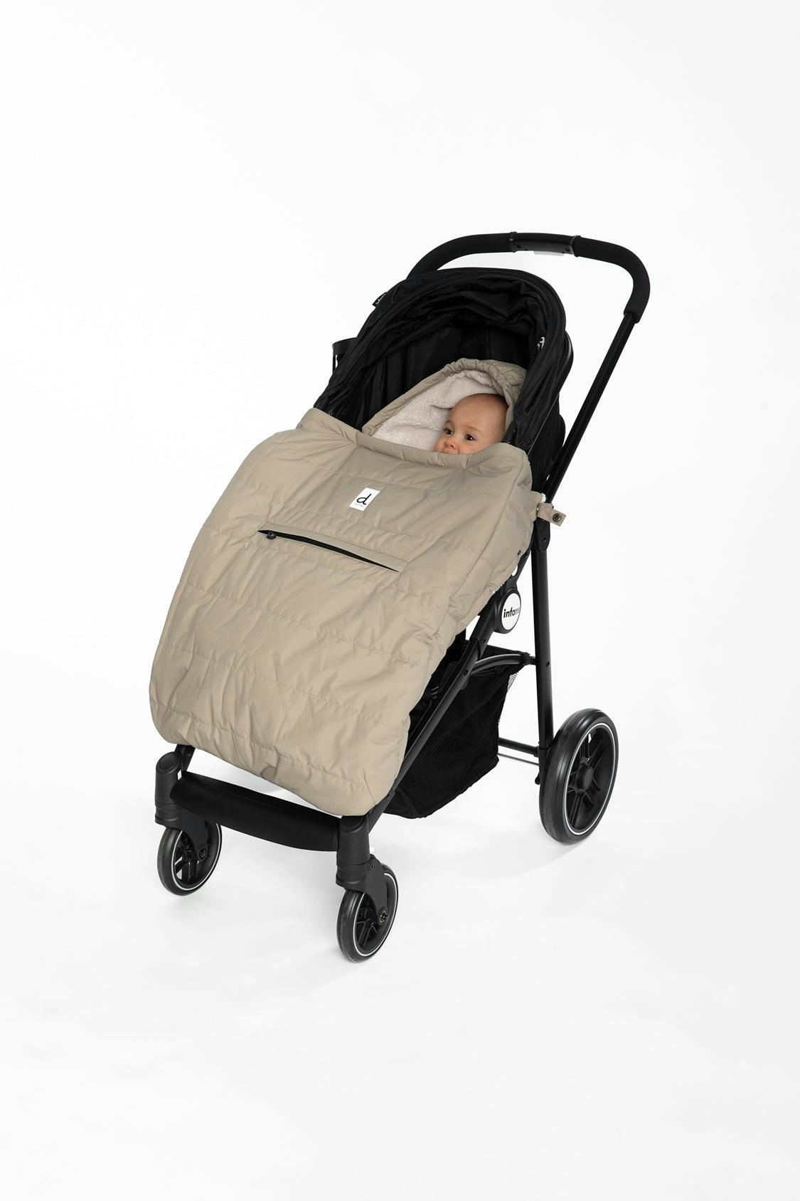 Multi-Function Baby Carrier For Car Seats and Strollers Taupe