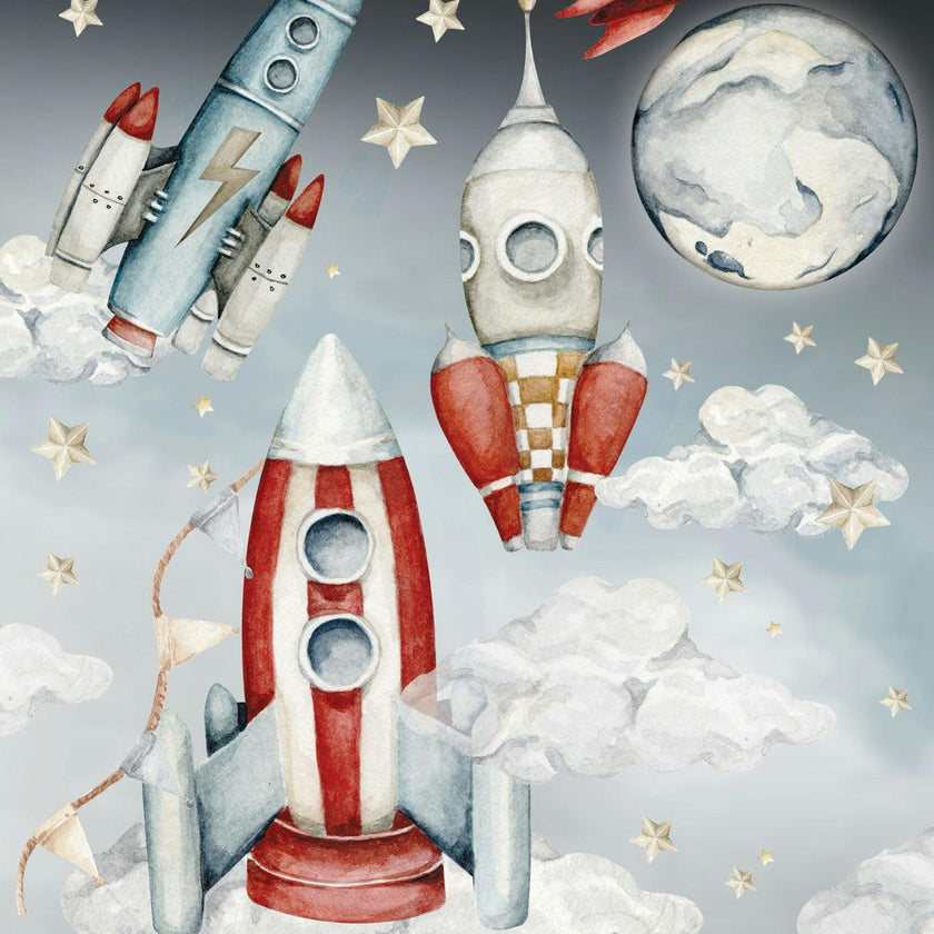 Rockets Future Sky Magic Is Everywhere Wall Decal Set