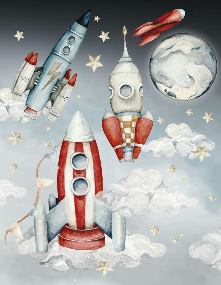 Rockets Future Sky Magic Is Everywhere Wall Decal Set