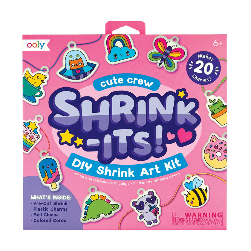 Shrink-its! DIY Shrink Art Kit - Cute Crew - 20 Charms