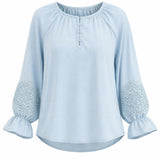 Crochet Lace Woven Blouse