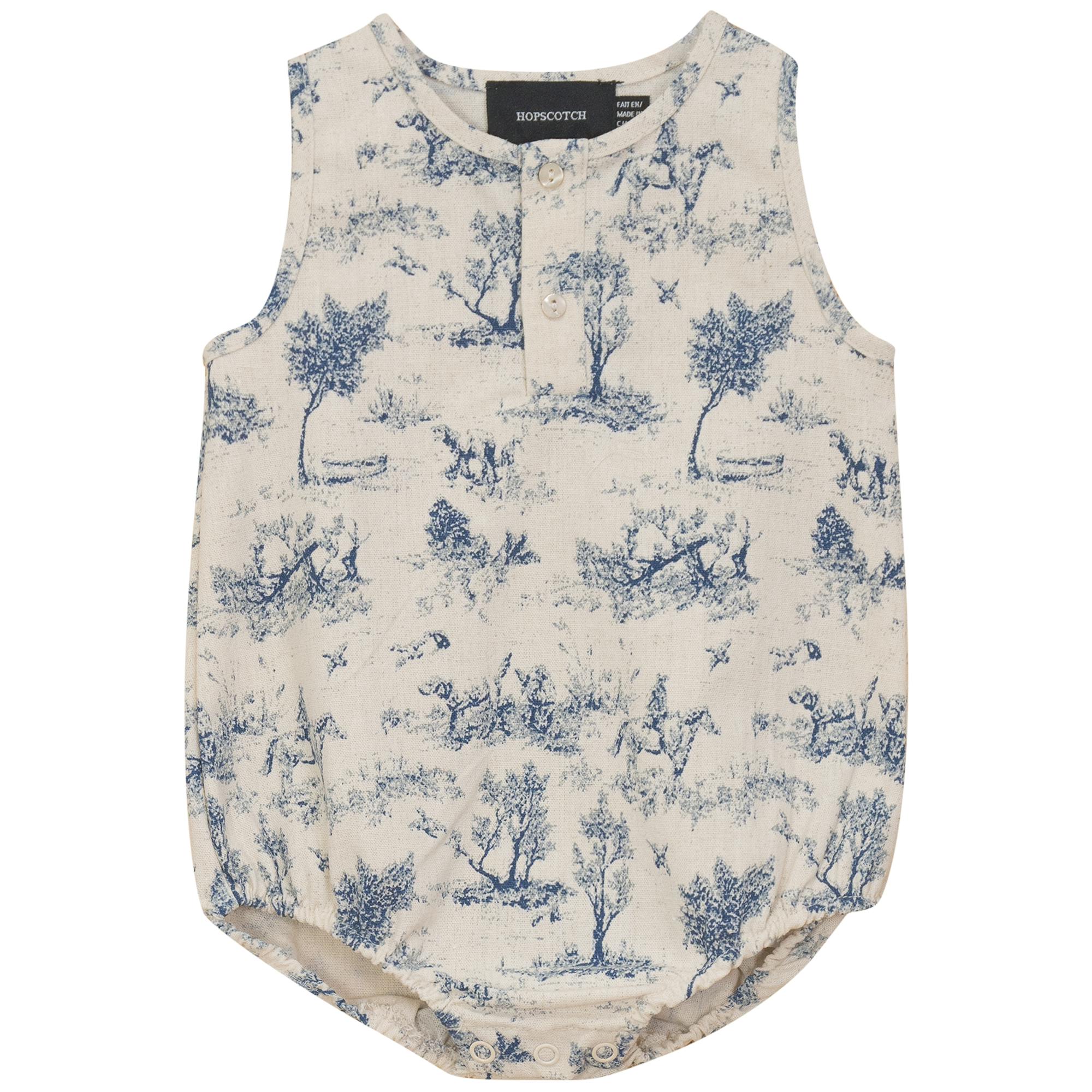 Tree Print Romper