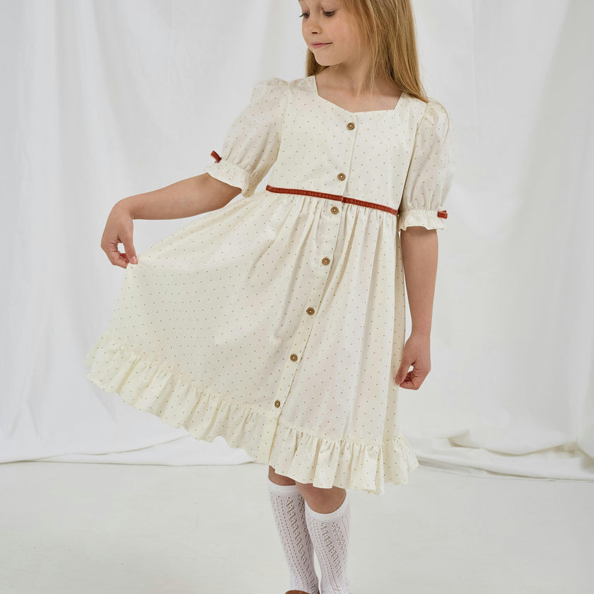 Polka Dots Cotton Dress