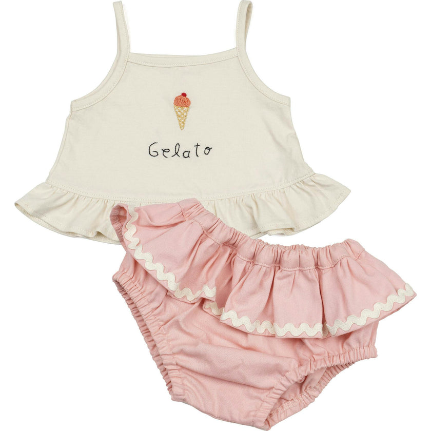 Ruffle Bloomer Set in Gelato