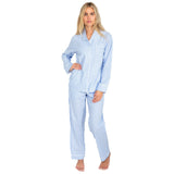 Women's Braddock Blue Long PJ Set