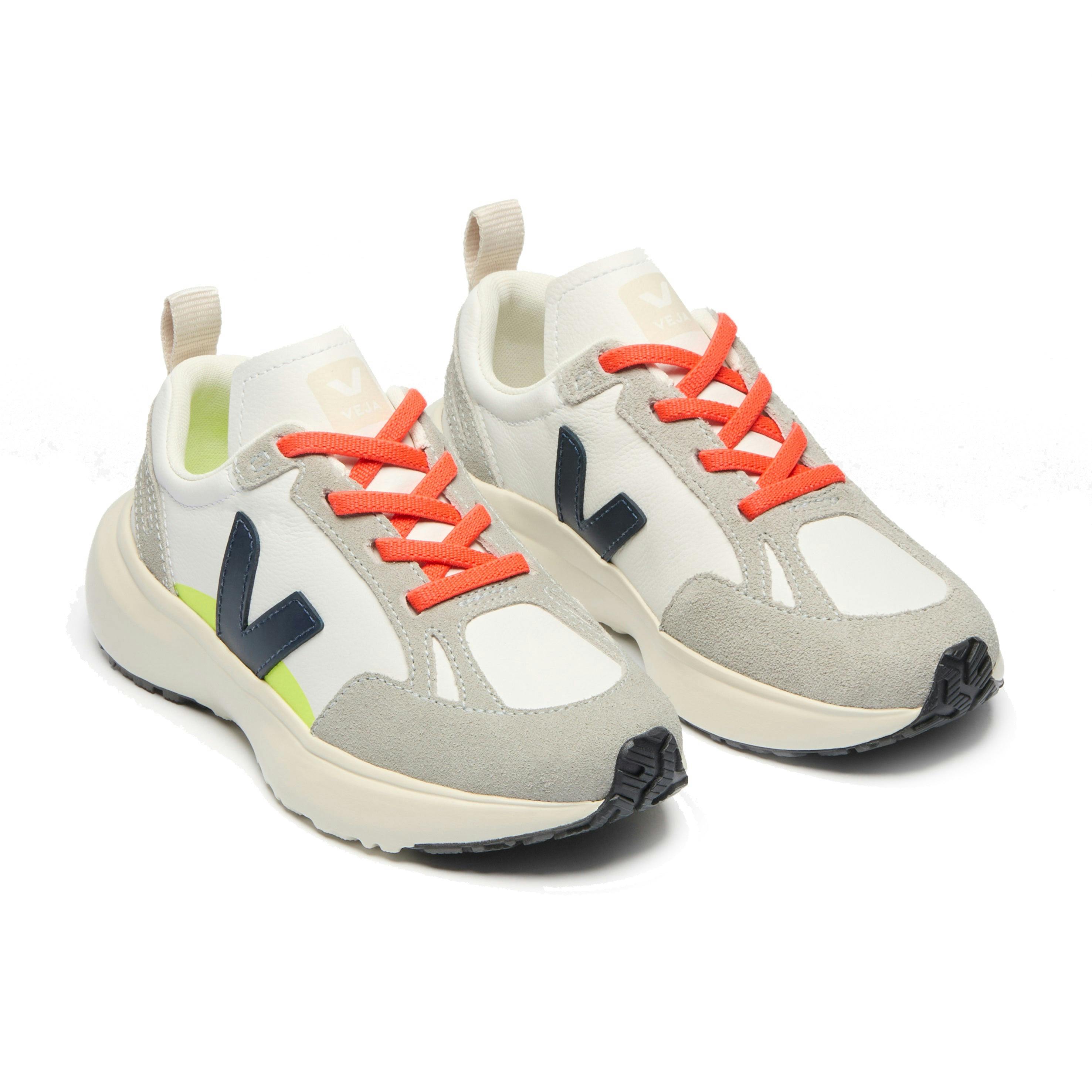 VEJA Canary Leather Sneakers - Neon Nautical