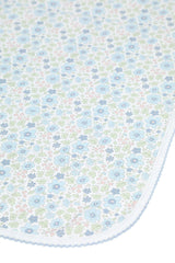 Blue Meadow Receiving Blanket