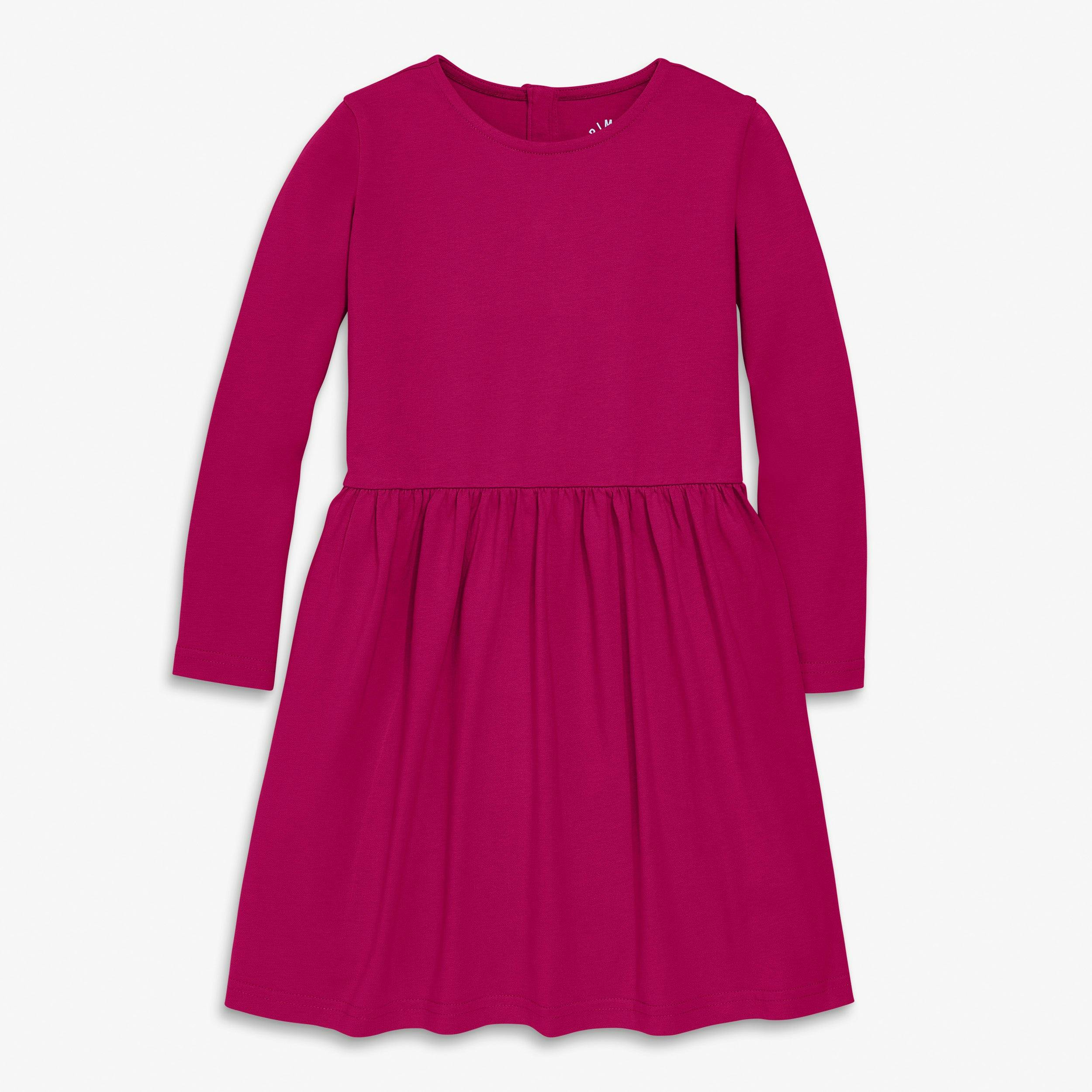 Kids long sleeve perfect pocket dress