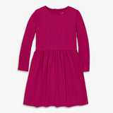Kids long sleeve perfect pocket dress