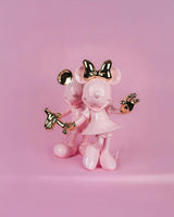 Minnie WELCOME Pastel Pink & Gold 12in