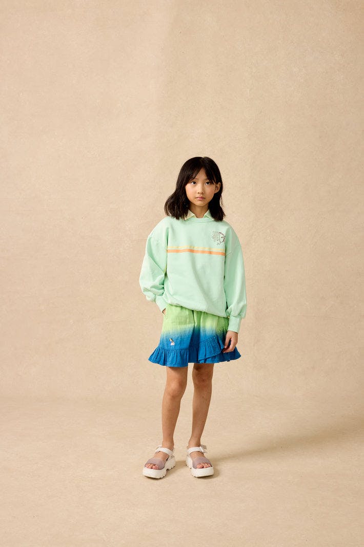 Organic Weekend Sweatshirt in Frosty Jade