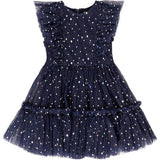 Mini Brynlee Dress in Sparkling Stars Navy