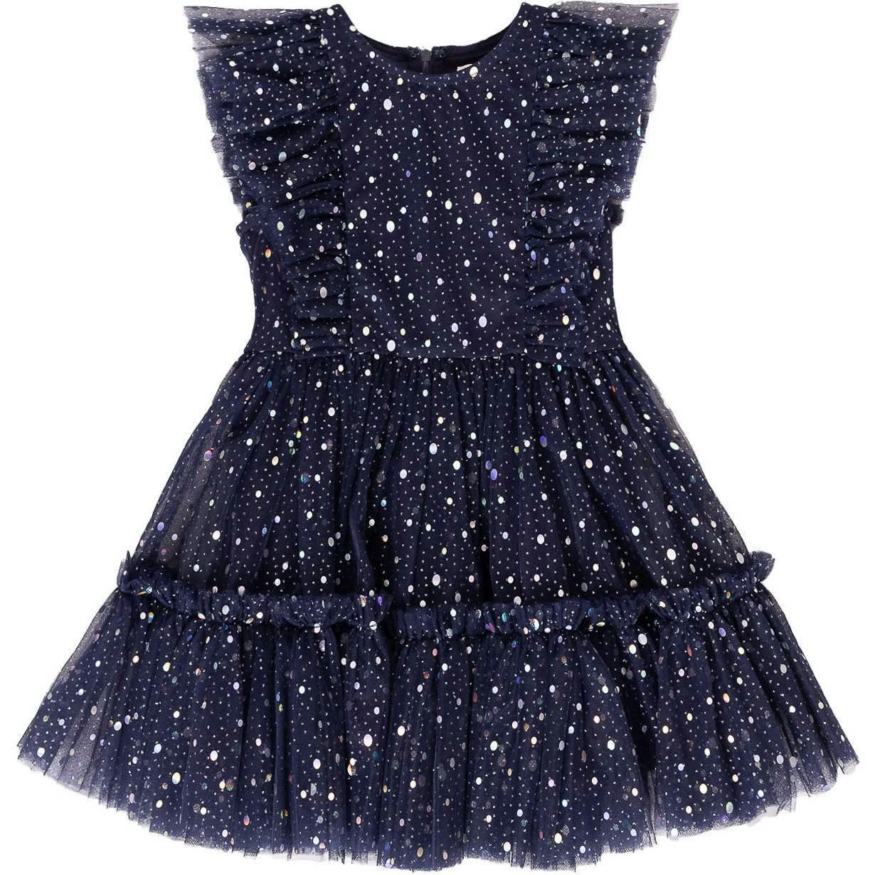 Mini Brynlee Dress in Sparkling Stars Navy