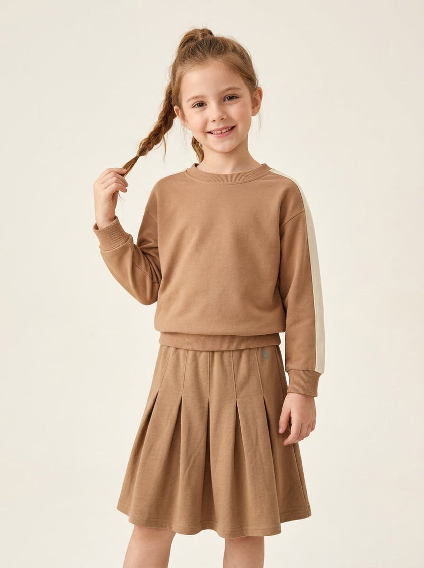 Girls Crew Sweatshirt Top