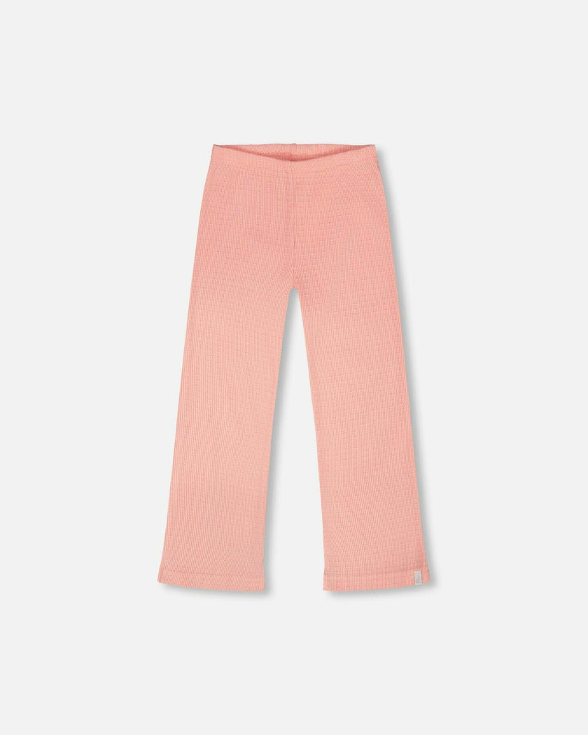 Crinkle Jersey Leggings Peach Pink