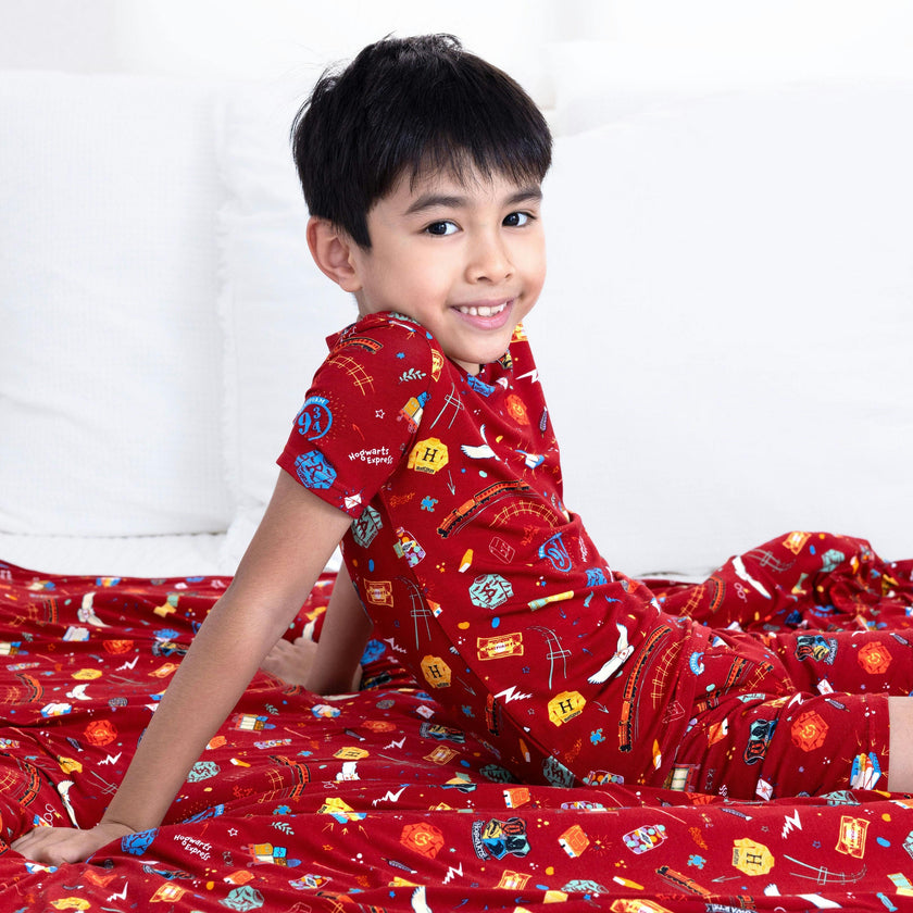 Hogwarts Express Bamboo Kids Pajama Short Set