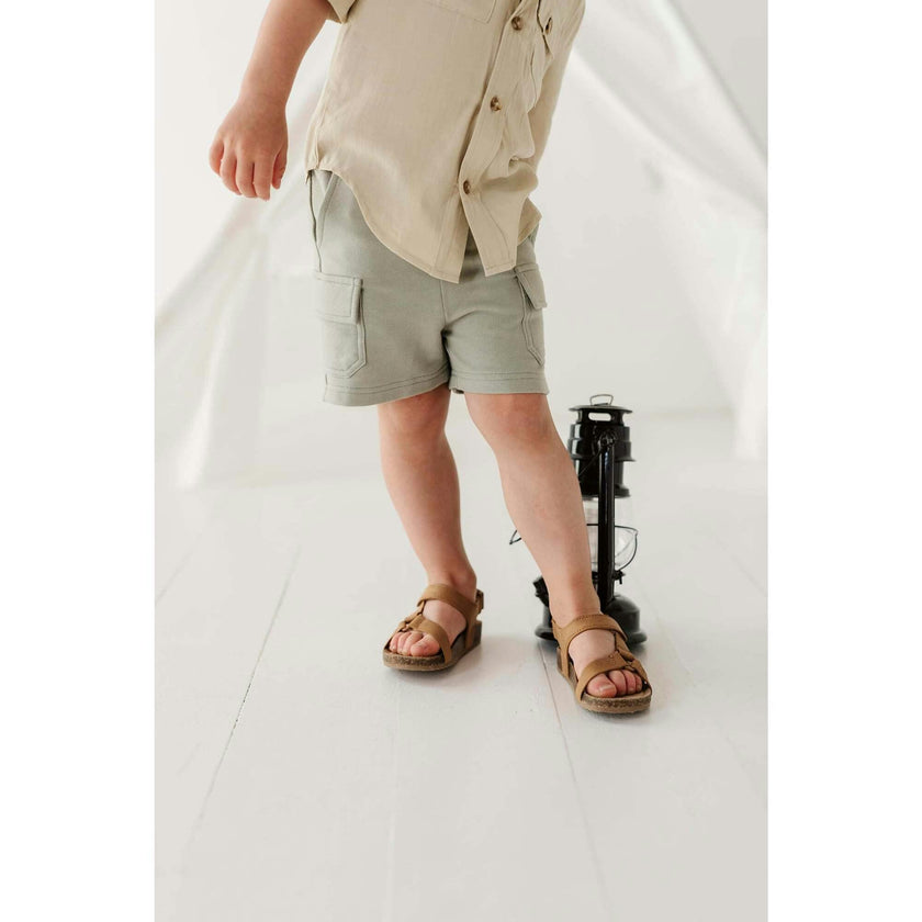 Boy's Cargo Shorts Seagrass