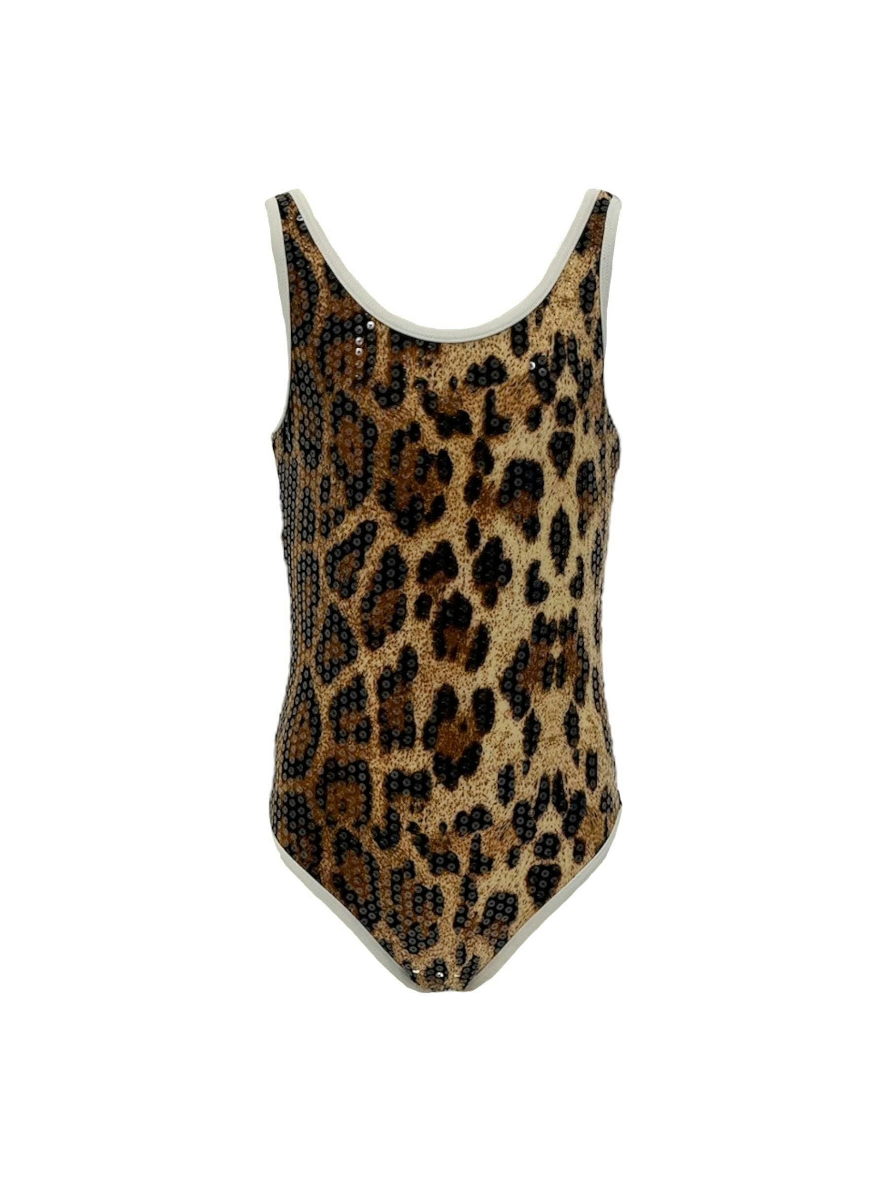 Women's Leopard Print One Piece Swimsuit