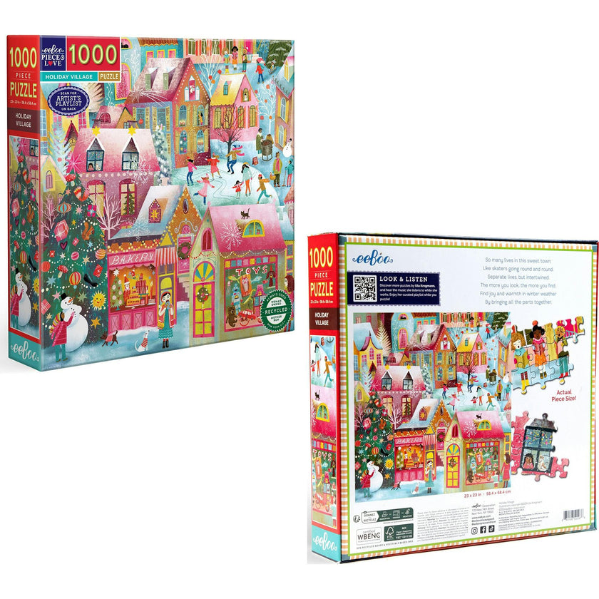 Piece&Love: Holiday Village - 1000 pc Puzzle