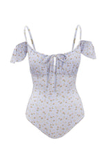 Maise One Piece in Blue Ditsy Floral