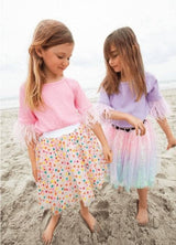 Lola Feather Raglan Sleeve Baby Tee