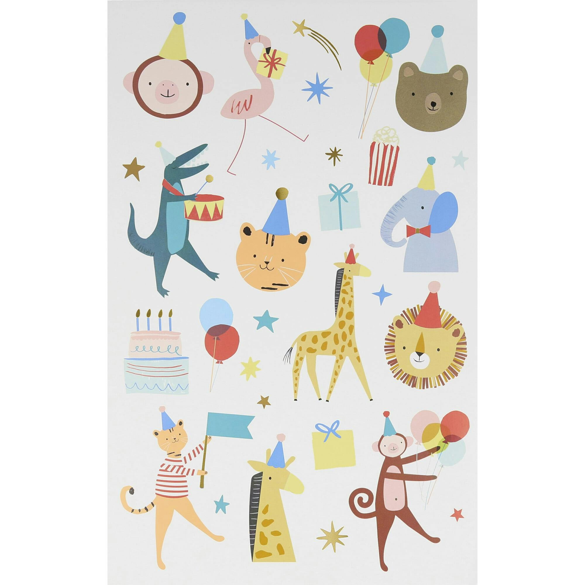 Animal Parade Tattoo Sheets