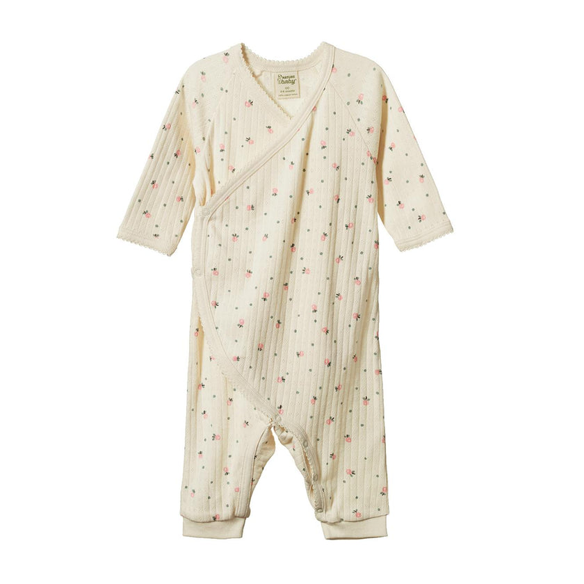 Pointelle Kimono Stretch and Grow