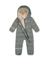 Baby Cloud One Piece Snowsuit Adapted For Car Seats Sage Green