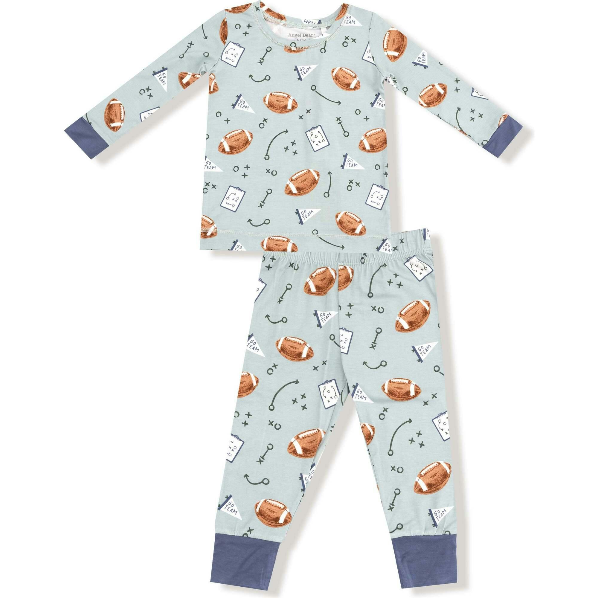 Football Field - Glow in the Dark - Long Sleeve Loungewear Set