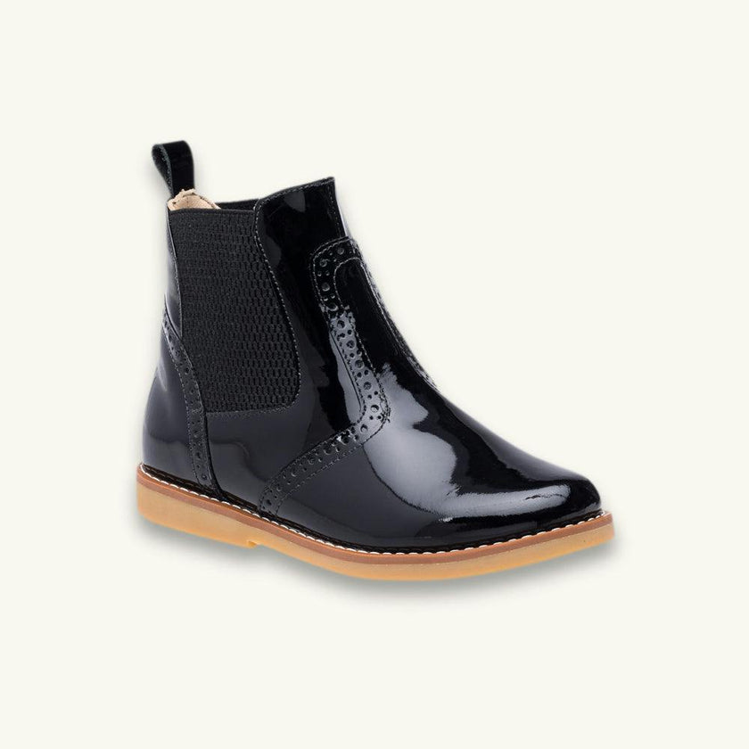 Bootie | Black Patent Leather