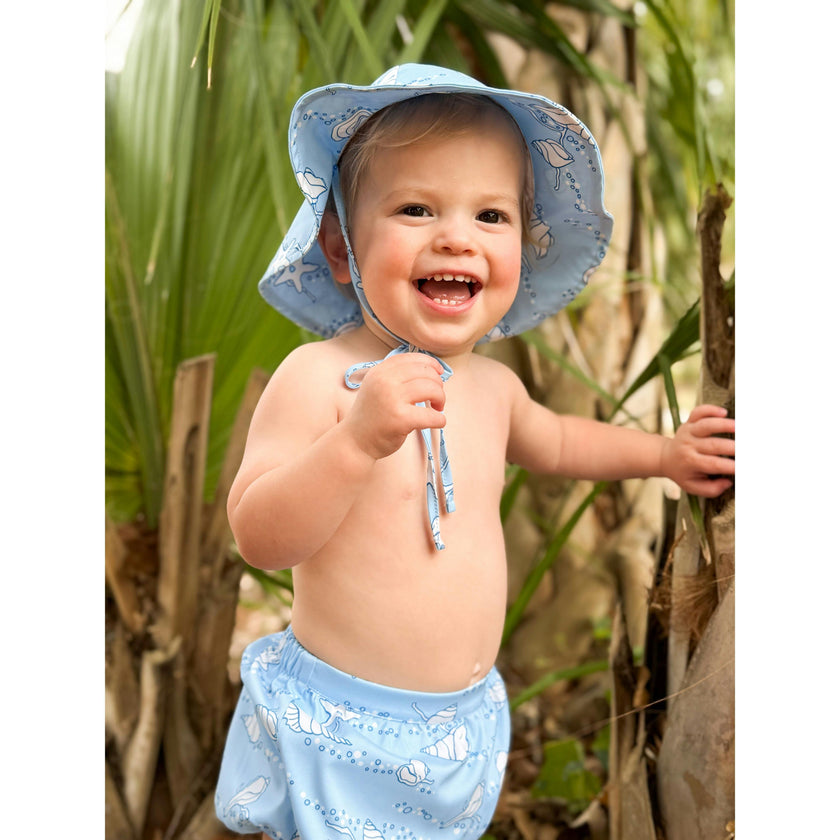 Sunhat in Blue Shell