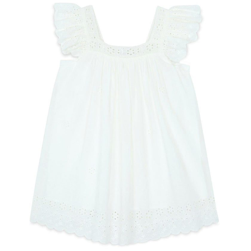 BONTON Embroidered Voile Laura Dress