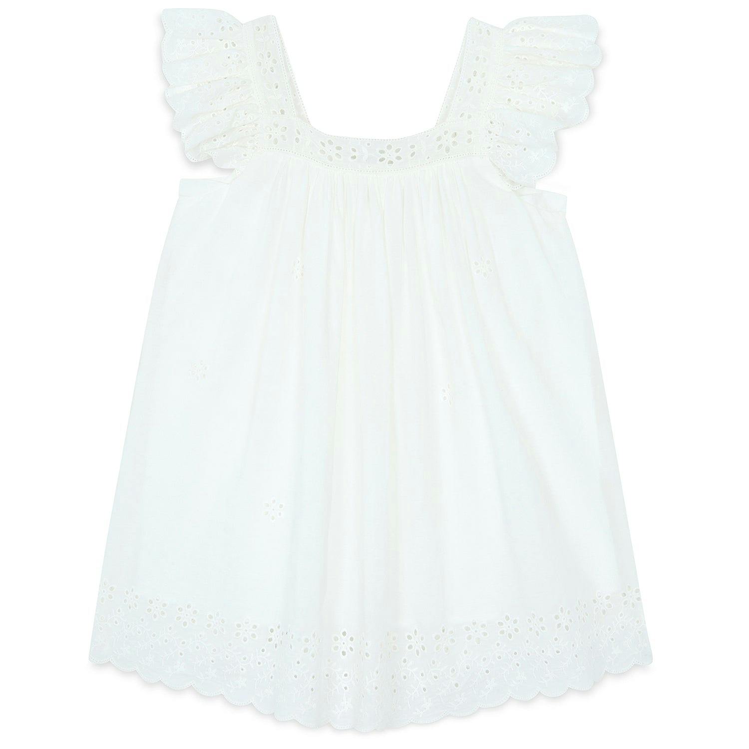BONTON Embroidered Voile Laura Dress