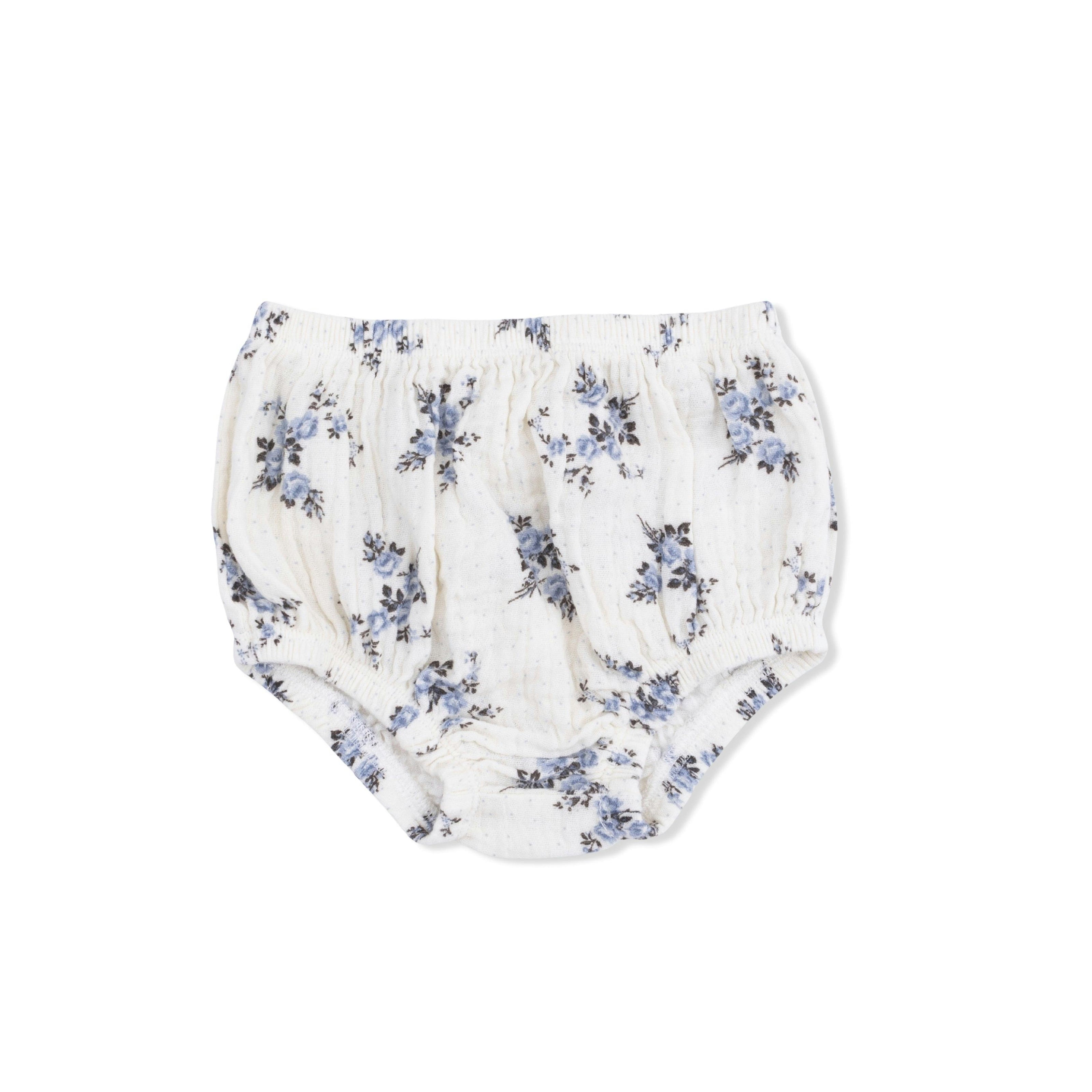 Belle Rosette Dot - V-Neck Dress and Bloomer