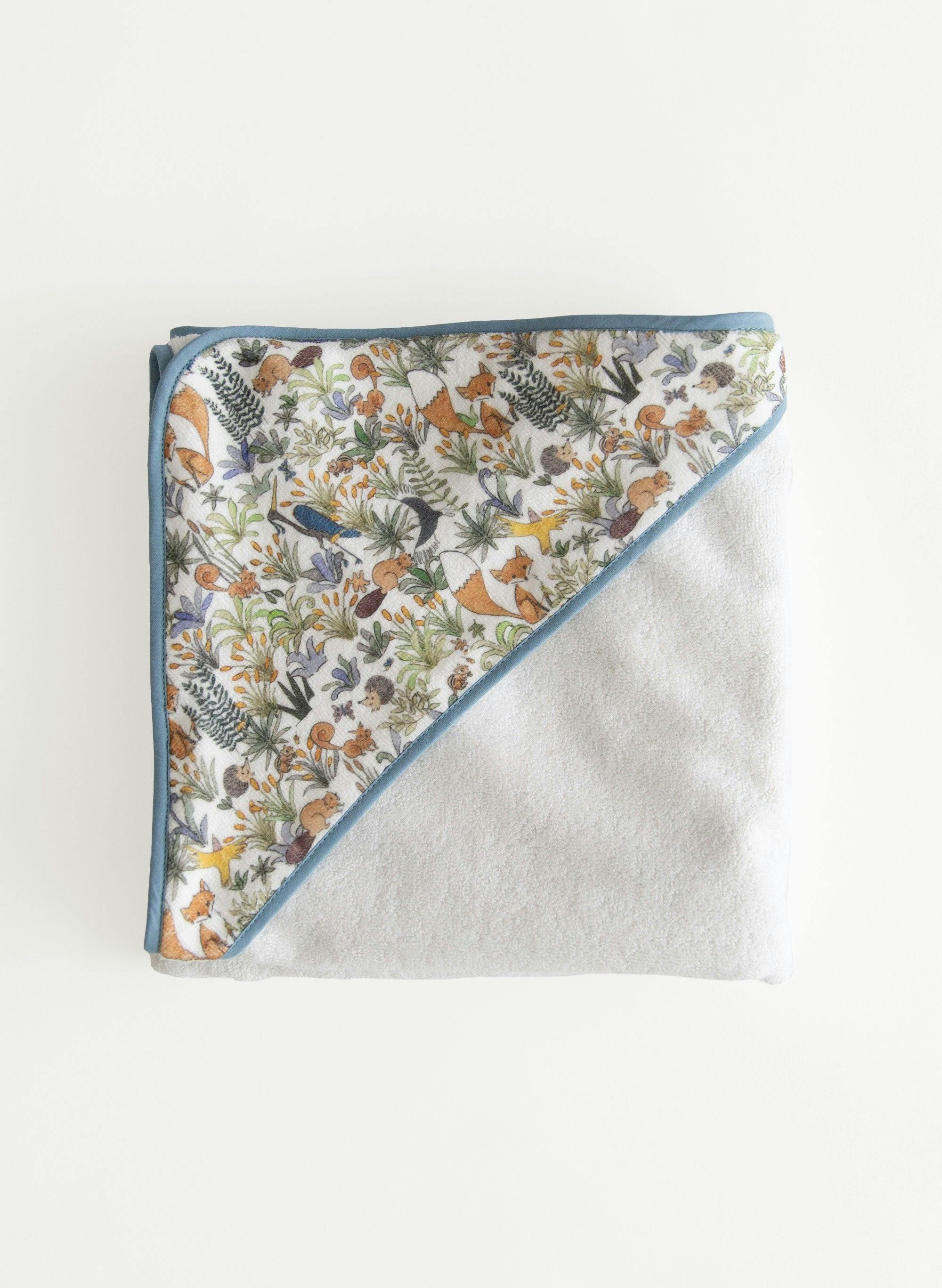 Hooded Bath Towel - Foxy Forest