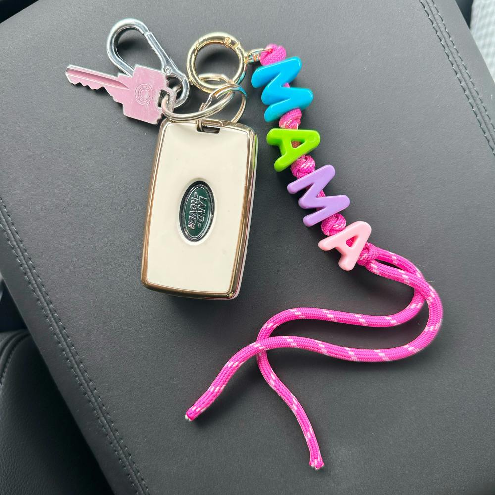 MAMA Keychain/Bag Charm, Pink